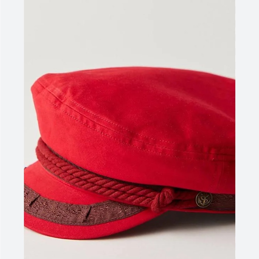 1507. Free People Mossant: Yacht Club Marine Lieutenant Hat - Picture 10 of 10